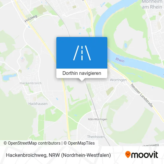 Hackenbroichweg Karte