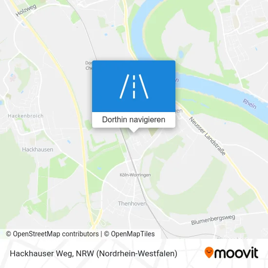 Hackhauser Weg Karte