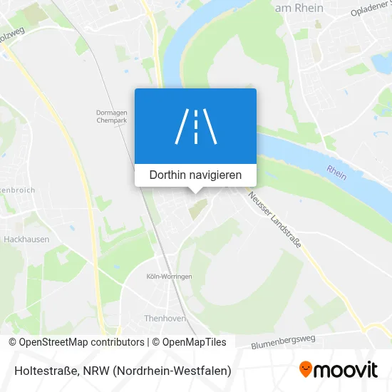 Holtestraße Karte