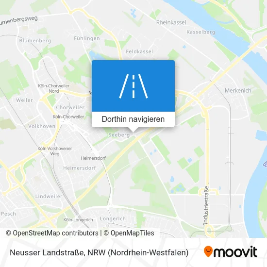 Neusser Landstraße Karte