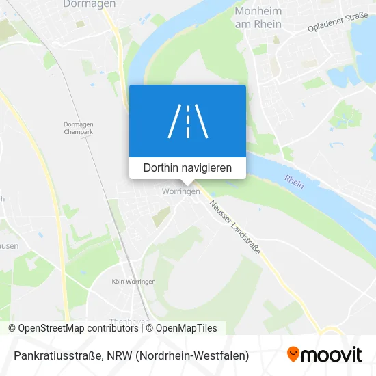 Pankratiusstraße Karte