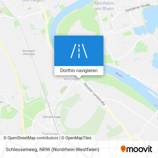 Schleusenweg Karte