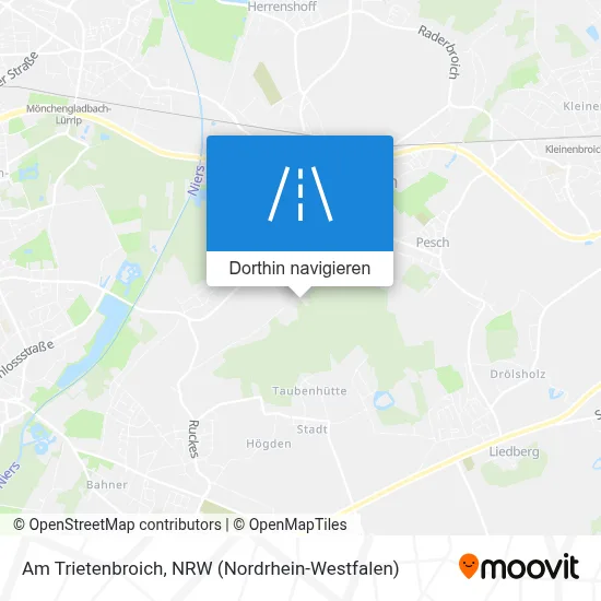 Am Trietenbroich Karte