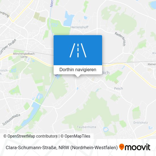 Clara-Schumann-Straße Karte