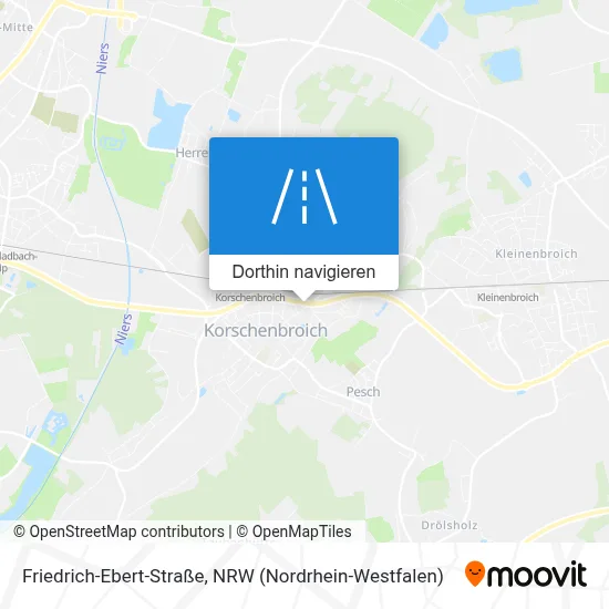 Friedrich-Ebert-Straße Karte