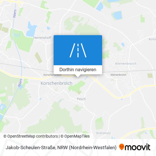 Jakob-Scheulen-Straße Karte