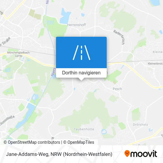 Jane-Addams-Weg Karte