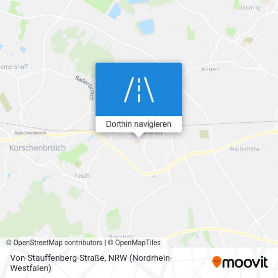 Von-Stauffenberg-Straße Karte