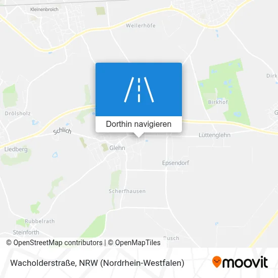 Wacholderstraße Karte