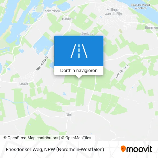 Friesdonker Weg Karte