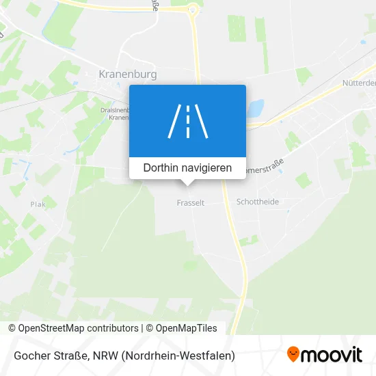 Gocher Straße Karte