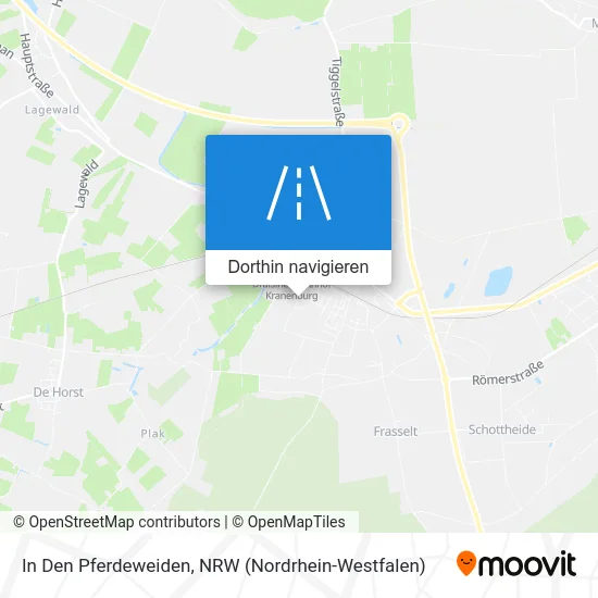 In Den Pferdeweiden Karte