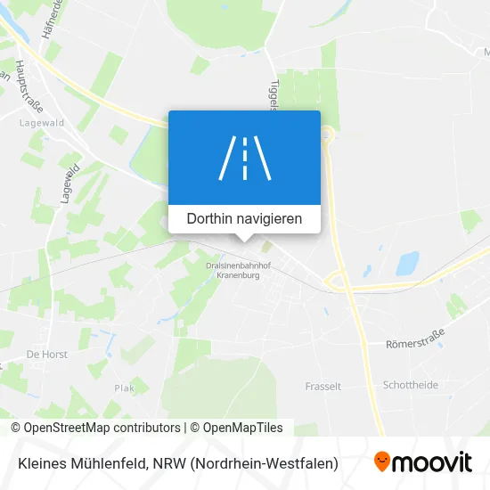 Kleines Mühlenfeld Karte