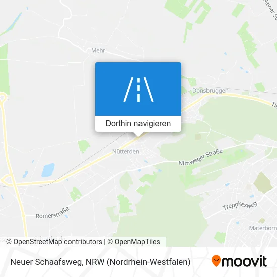 Neuer Schaafsweg Karte