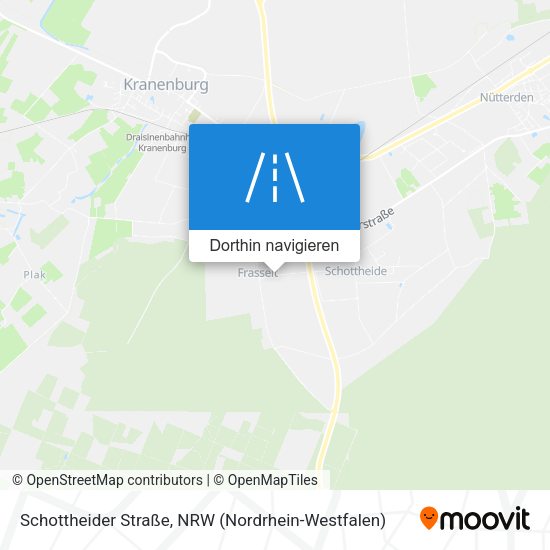 Schottheider Straße Karte