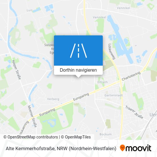 Alte Kemmerhofstraße Karte