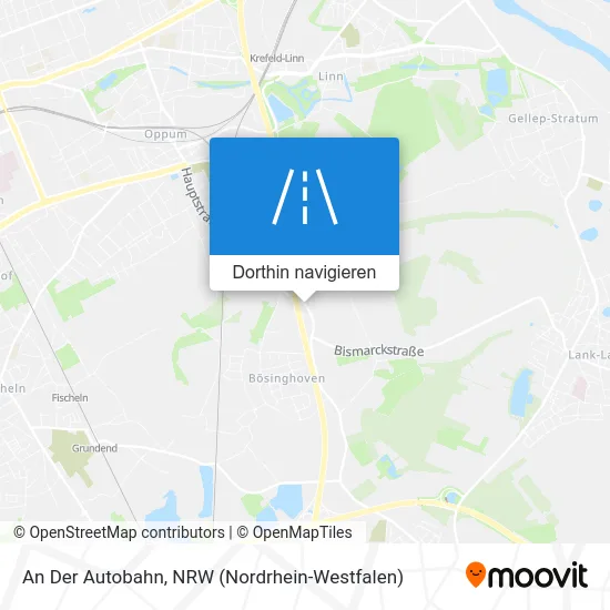 An Der Autobahn Karte