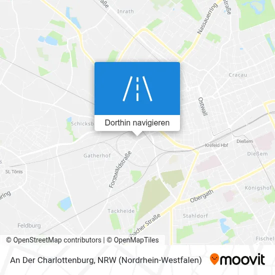 An Der Charlottenburg Karte