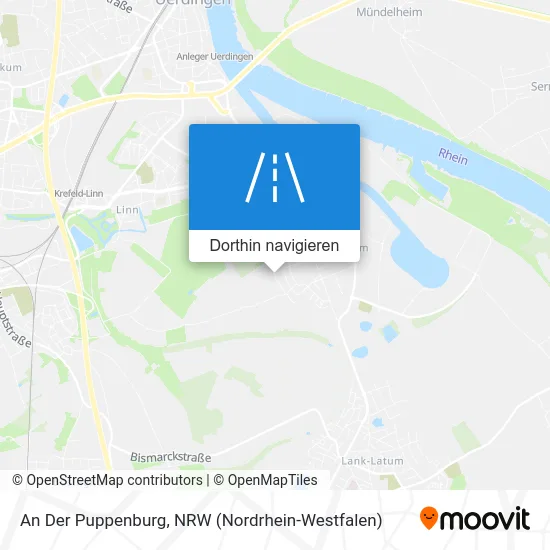 An Der Puppenburg Karte