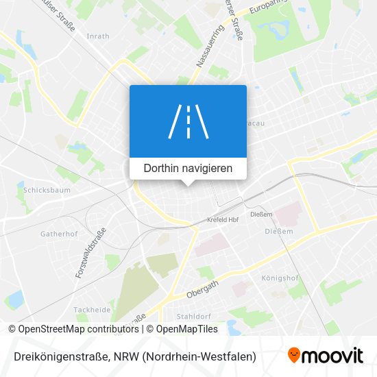 Dreikönigenstraße Karte