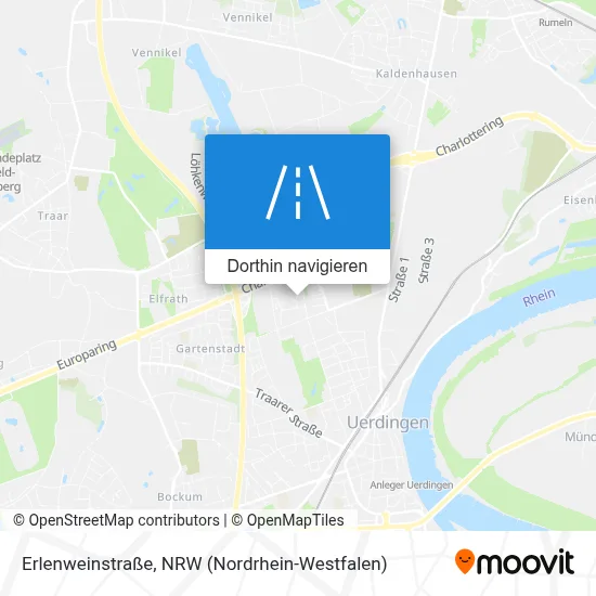 Erlenweinstraße Karte