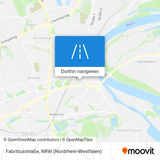Fabritiusstraße Karte