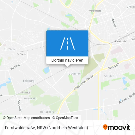 Forstwaldstraße Karte