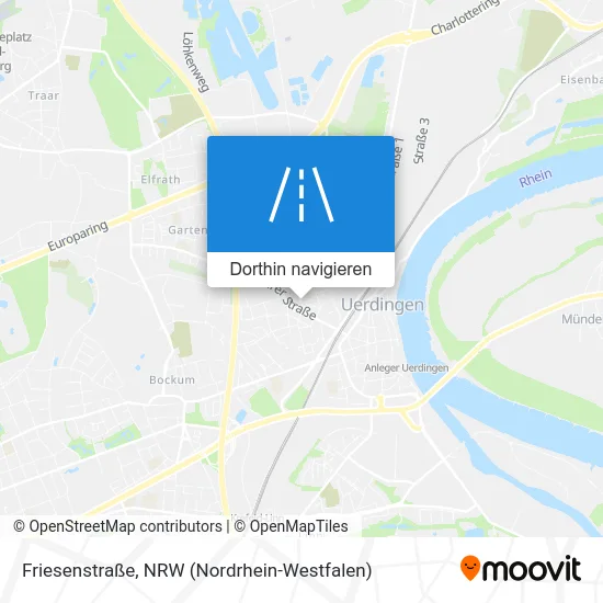 Friesenstraße Karte