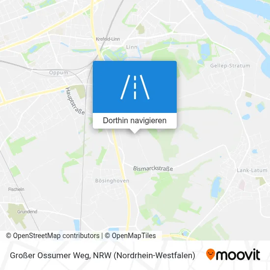 Großer Ossumer Weg Karte