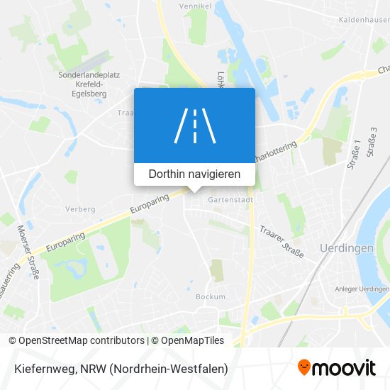 Kiefernweg Karte