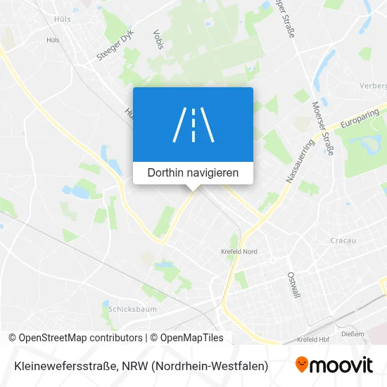 Kleinewefersstraße Karte