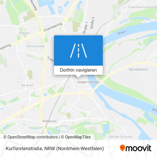 Kurfürstenstraße Karte