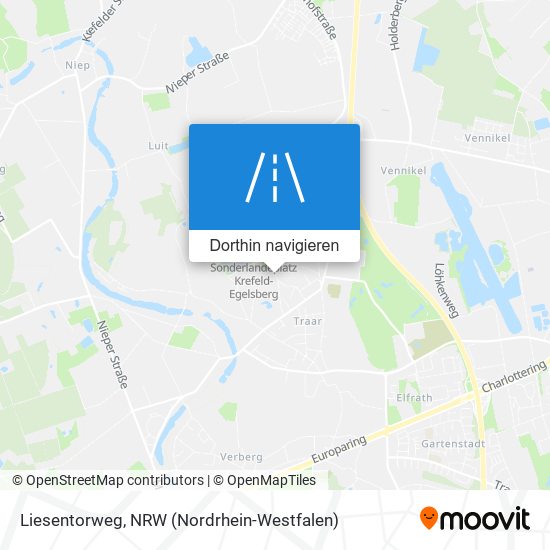 Liesentorweg Karte