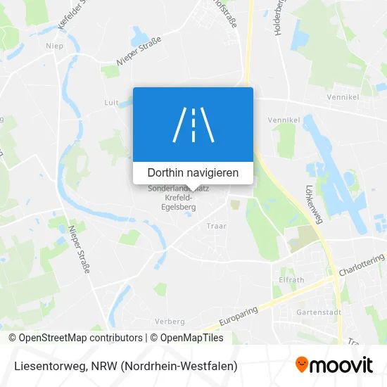 Liesentorweg Karte