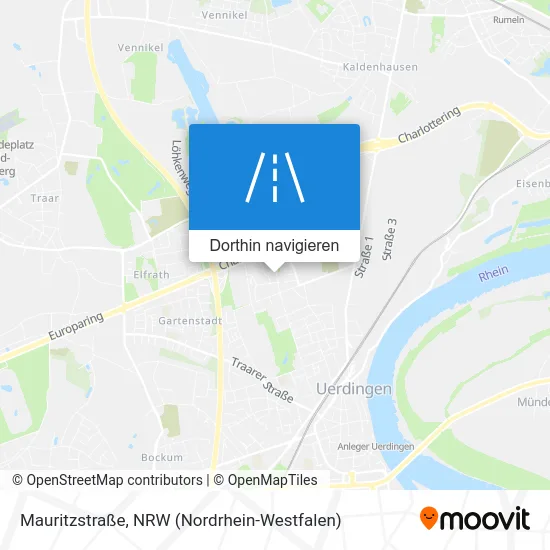 Mauritzstraße Karte