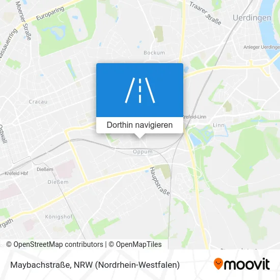 Maybachstraße Karte