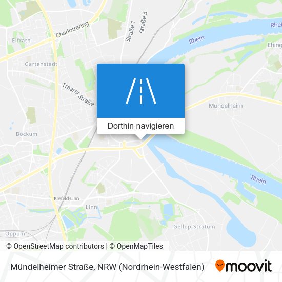 Mündelheimer Straße Karte