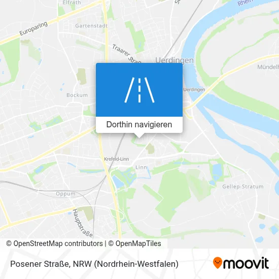 Posener Straße Karte