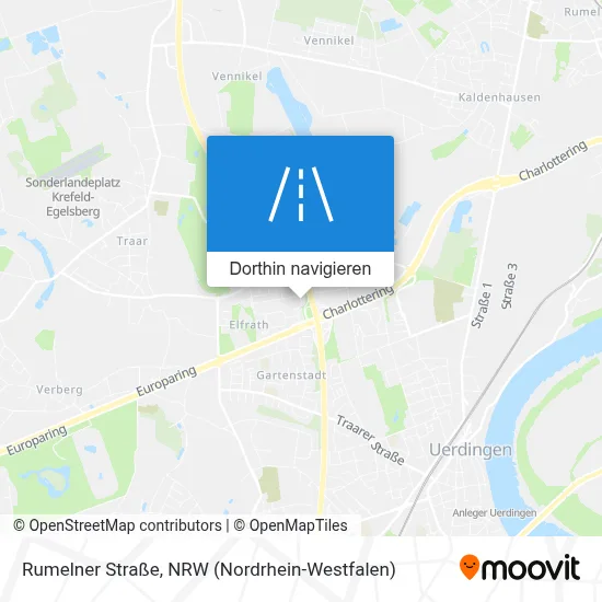 Rumelner Straße Karte