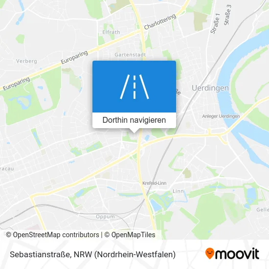 Sebastianstraße Karte