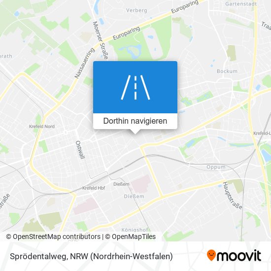 Sprödentalweg Karte