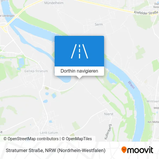 Stratumer Straße Karte