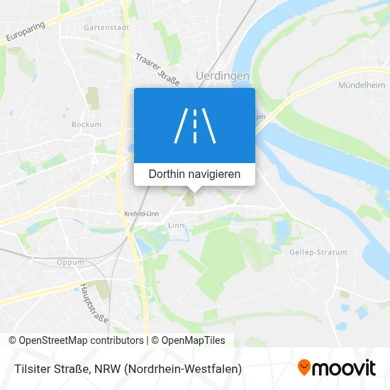 Tilsiter Straße Karte