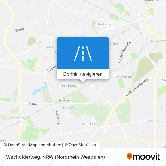 Wacholderweg Karte