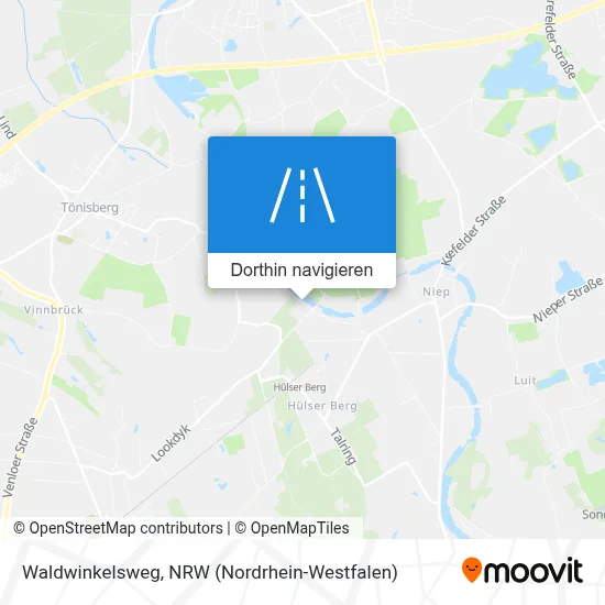 Waldwinkelsweg Karte