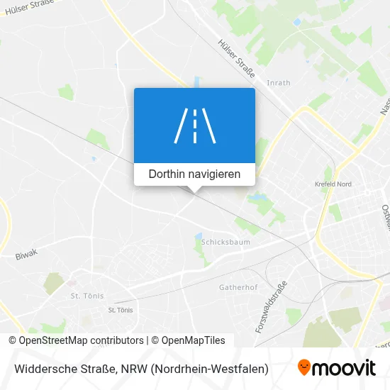 Widdersche Straße Karte