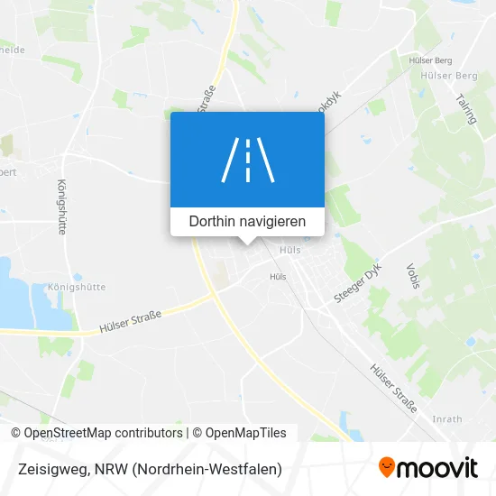 Zeisigweg Karte