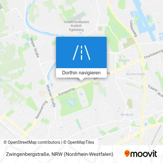 Zwingenbergstraße Karte