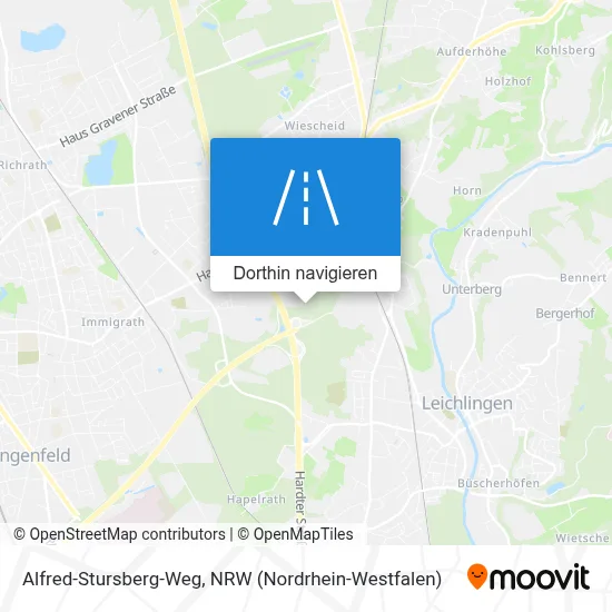 Alfred-Stursberg-Weg Karte