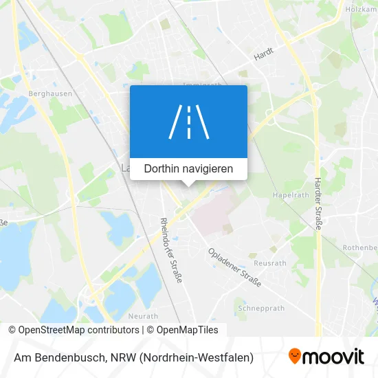 Am Bendenbusch Karte